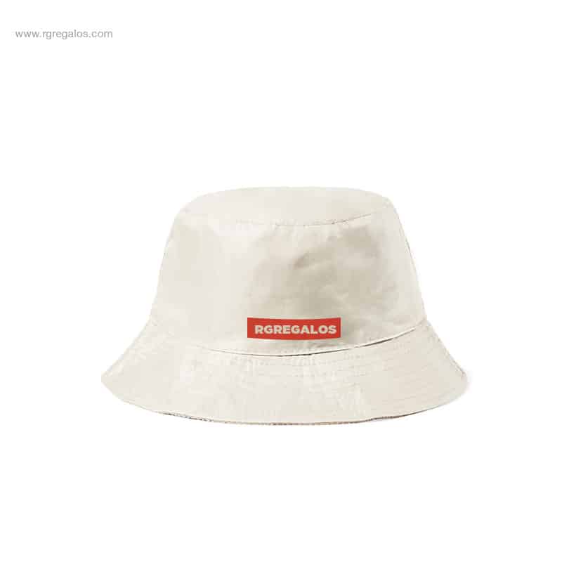 Gorro Bob reversible blanco publicitario