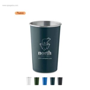 Vaso acero inox reciclado personalizado