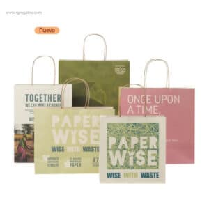 Bolsa papel de residuos agrícolas personalizada