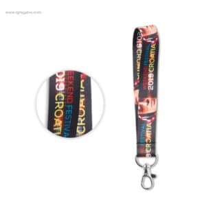 Llavero cinta corta personalizada a todo color