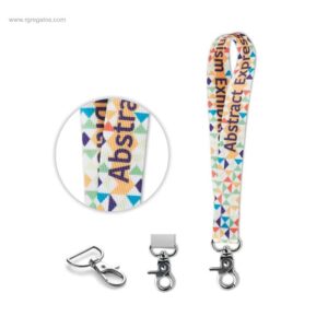 Llavero cinta corta publicitaria