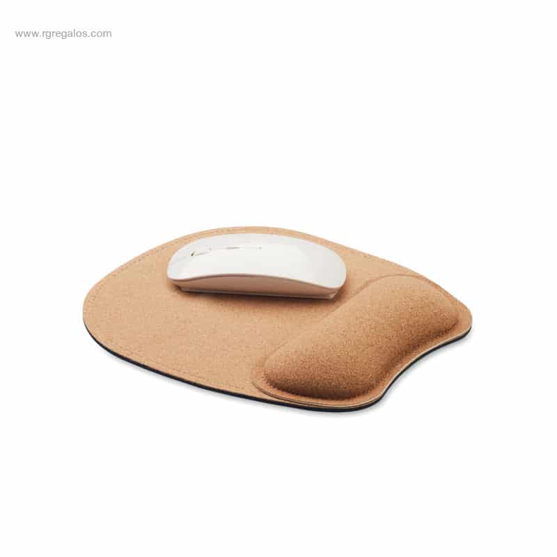 Alfombrilla ratón ergonómica corcho para logo