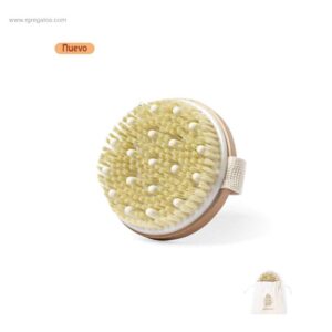 Cepillo exfoliante masajeador para logo