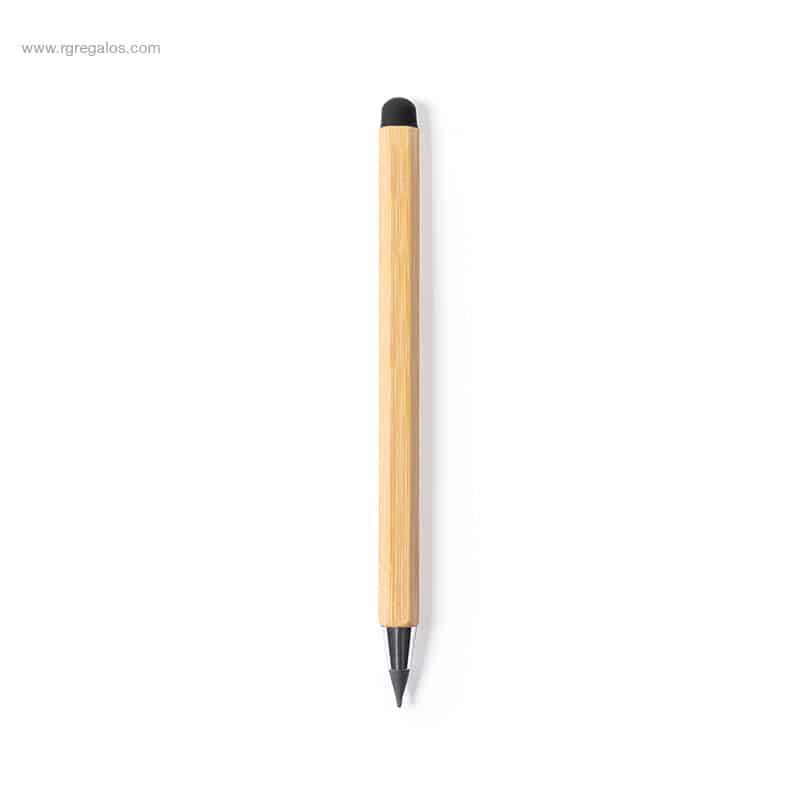 Lápiz eterno multifunción bambú publicitario