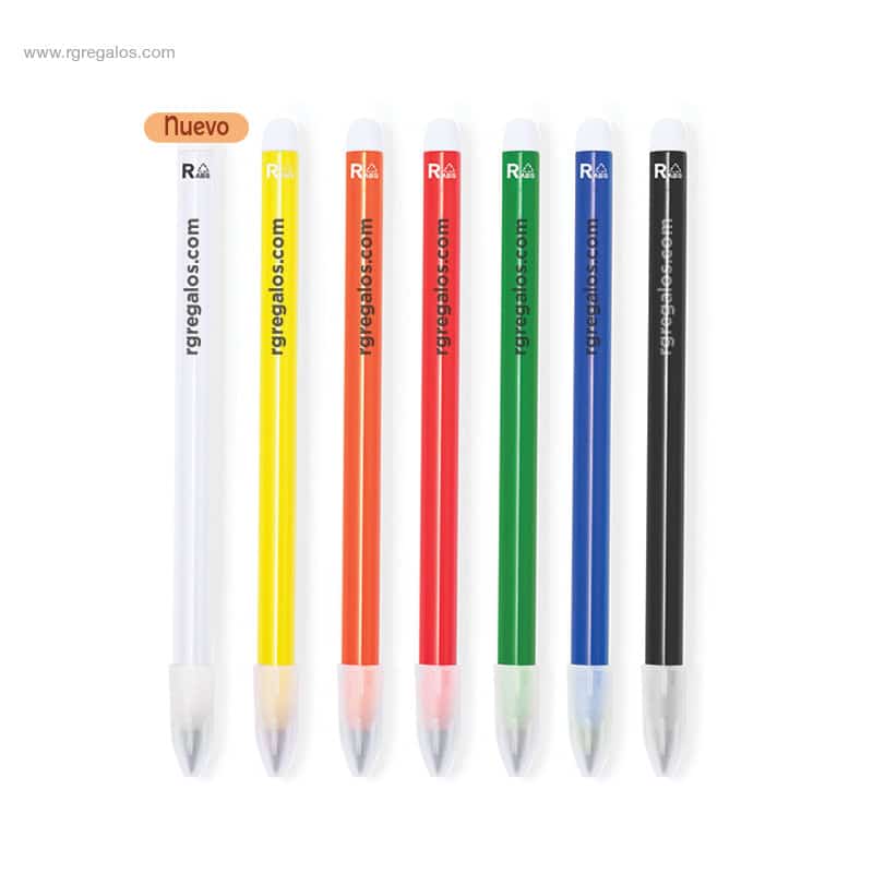 Lápiz eterno personalizado colores