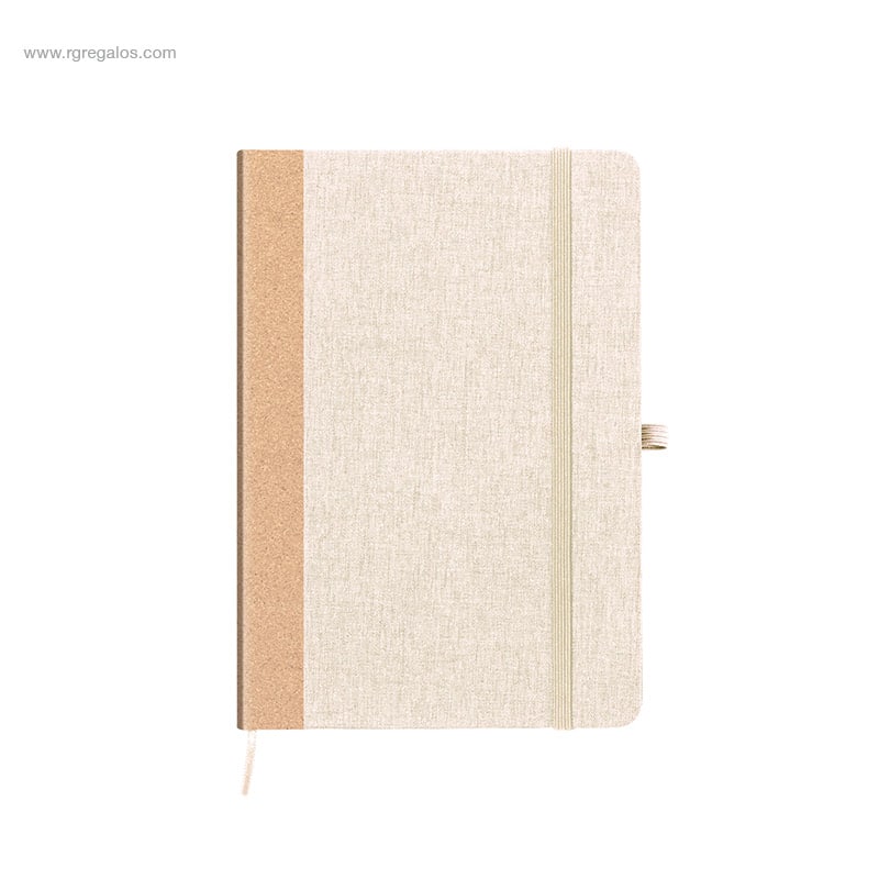 Bloc notas RPET y corcho natural