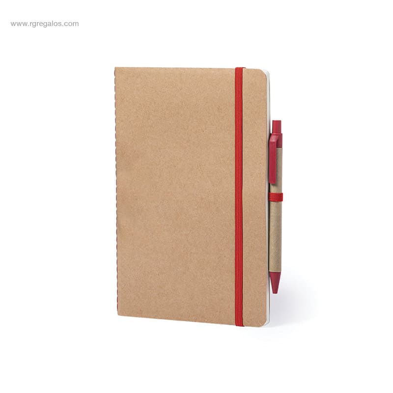 Libreta barata A5 cartón reciclado para logo