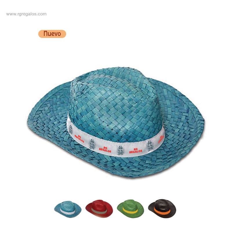 Sombrero de paja colores personalizado