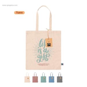 Bolsa algodón Fairtrade 120gr personalizada