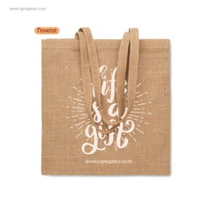 Bossa de jute personalitzada