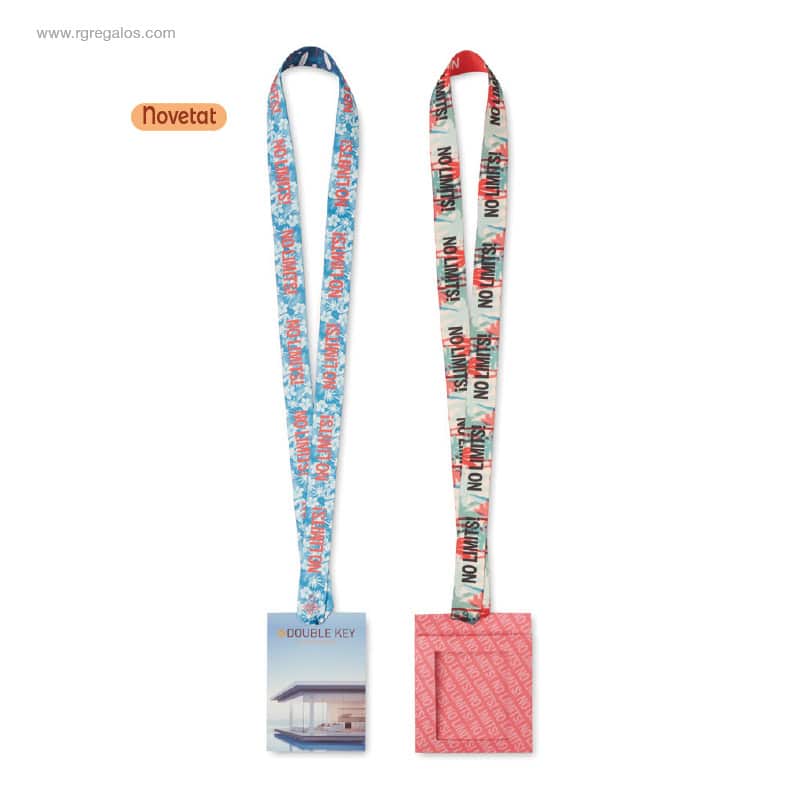 Lanyard amb identificador sense mosquetó