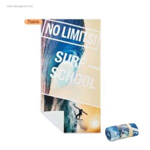 Toalla publicitaria RPET a todo color