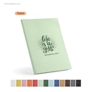 Libreta A4 colores lomo cosido