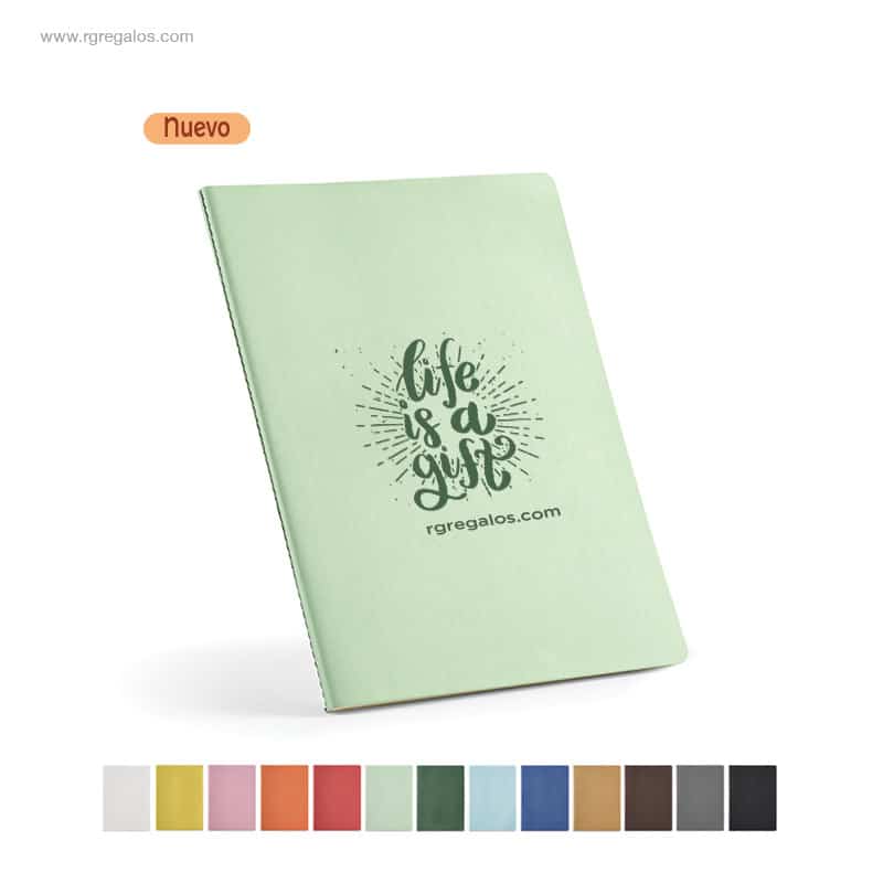 Libreta A4 colores lomo cosido