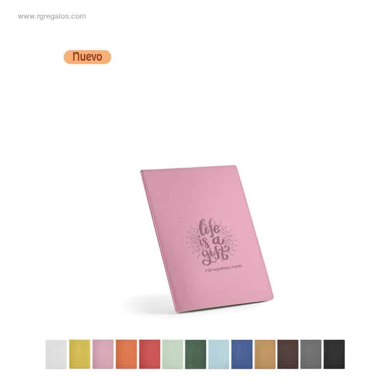 Libreta A6 colores lomo cosido