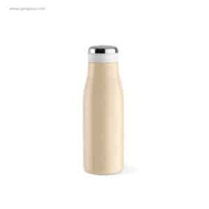 Botella acero inox reciclado 380ml crema