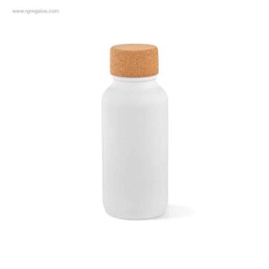 Botella acero inox reciclado mate blanco