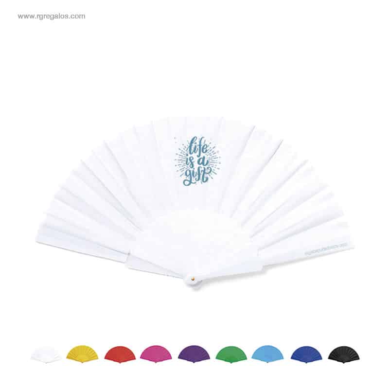 abanico ecológico personalizado RPET