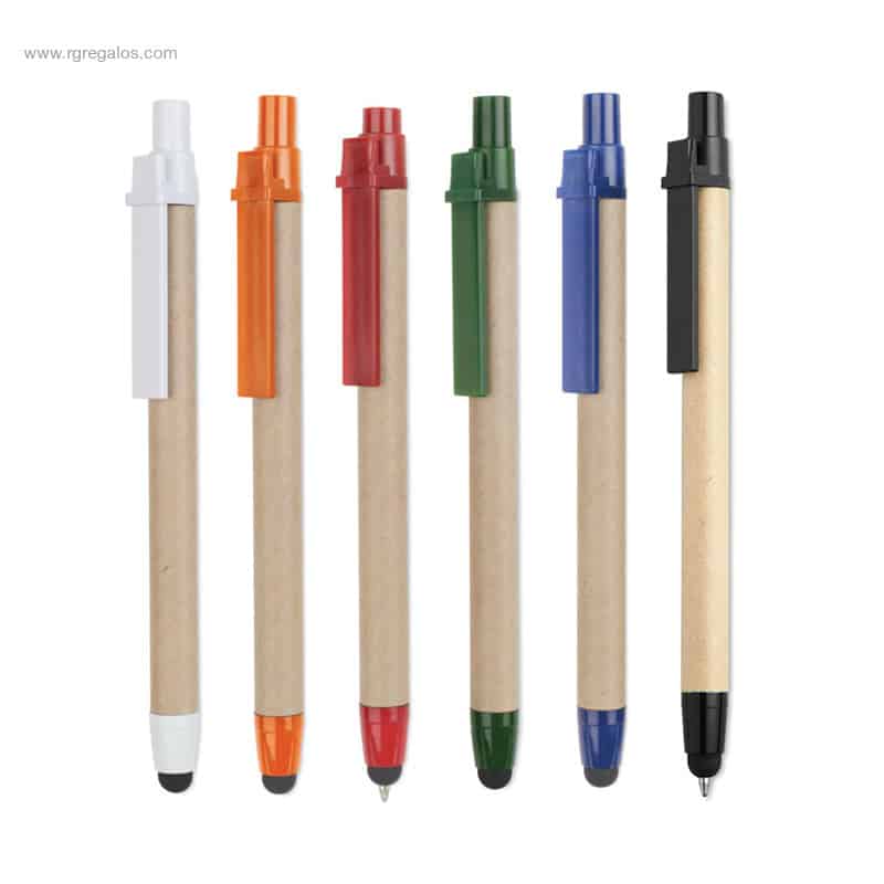 Bolígrafo puntero cartón reciclado