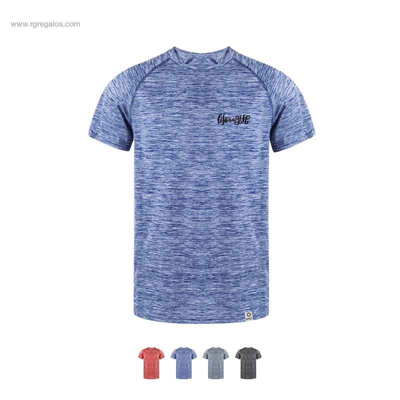 Camiseta técnica RPET para logo