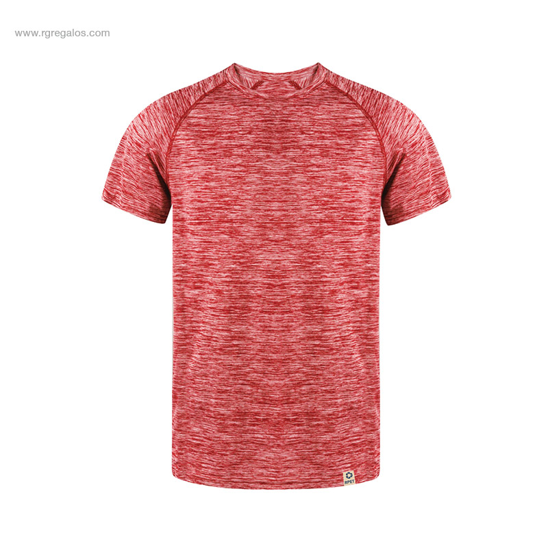 Camiseta técnica RPET roja