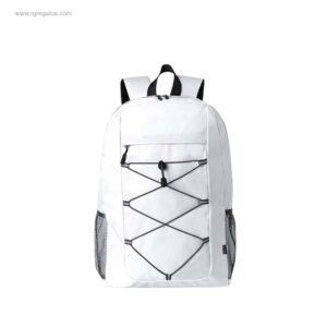 Mochila deportiva RPET para logo blanca