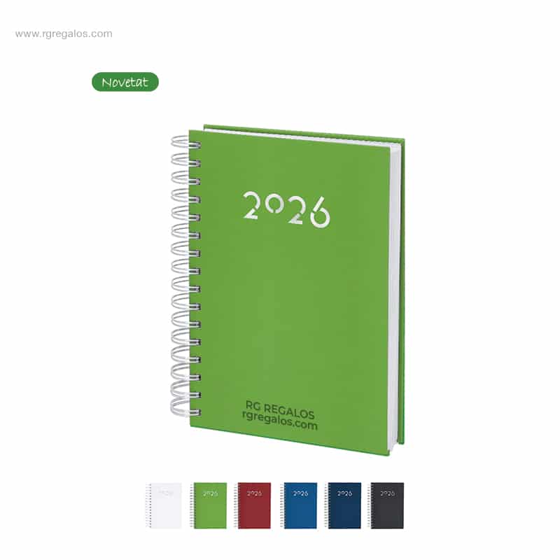 Agenda2026 personalitzada amb espiral