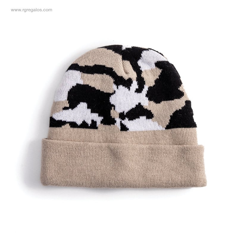Gorro jacquard barato personalizado camuflaje