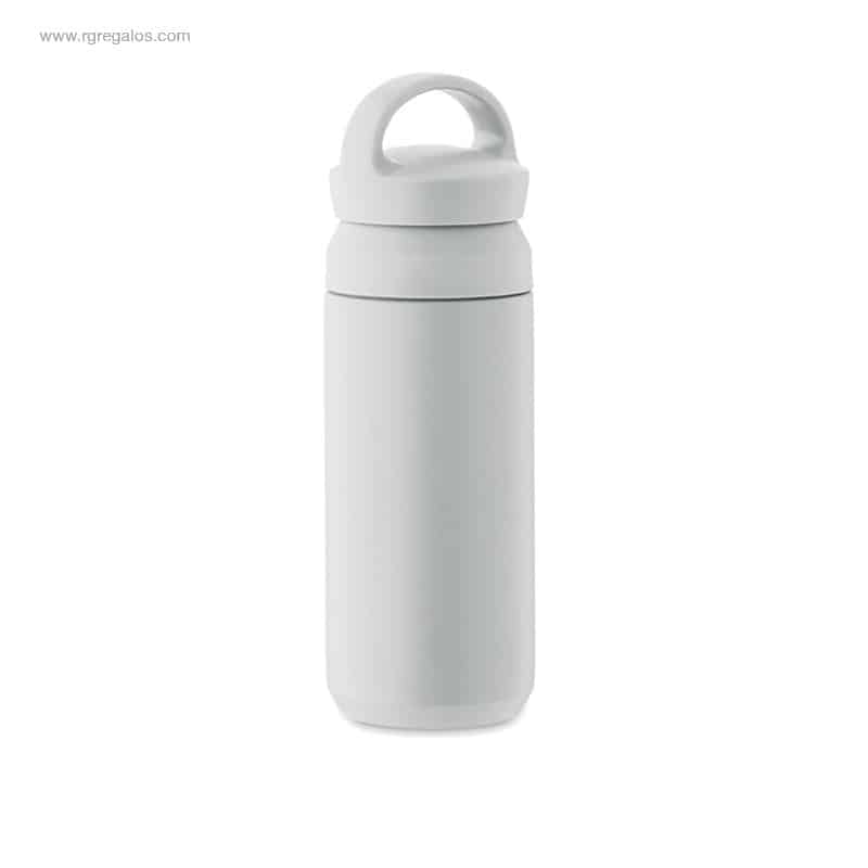 Botella doble pared acero reciclado blanco 320ml