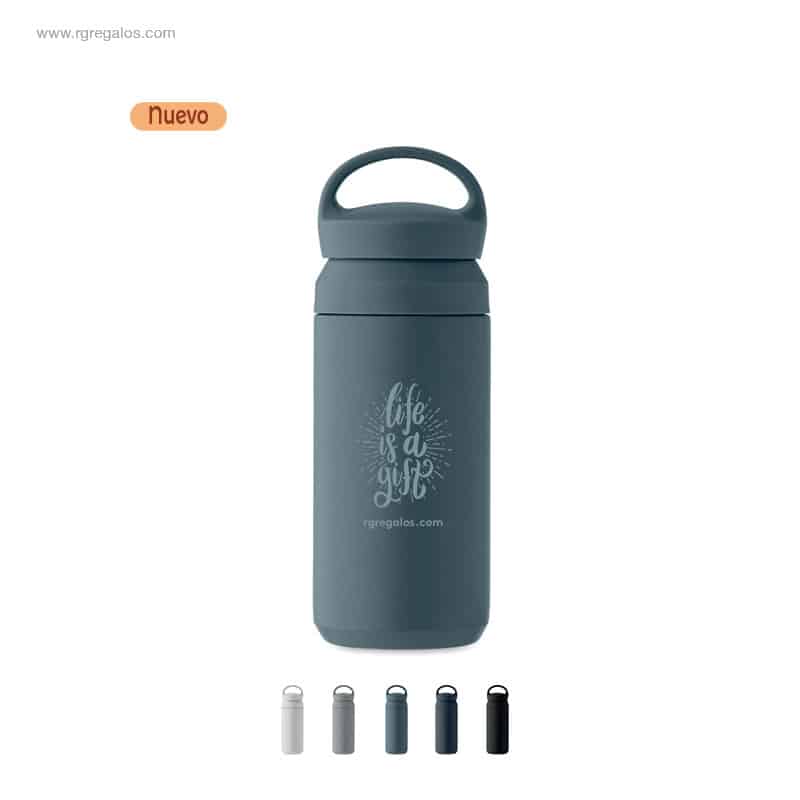 Botella doble pared acero reciclado