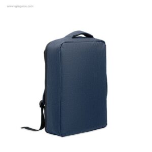 Mochila delgada para portátil azul
