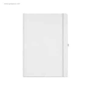 Bloc notas A4 tapas rígidas blanca