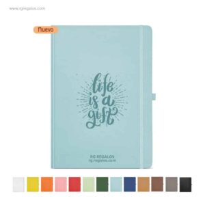 Bloc notas A4 tapa rígida para logo