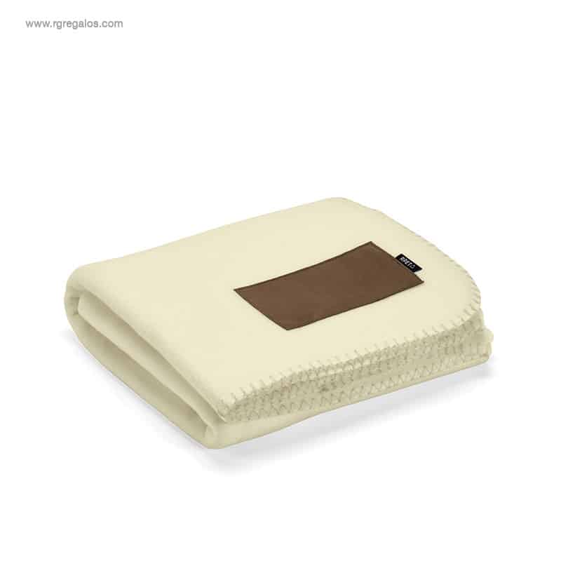 Manta RPET para logo blanca