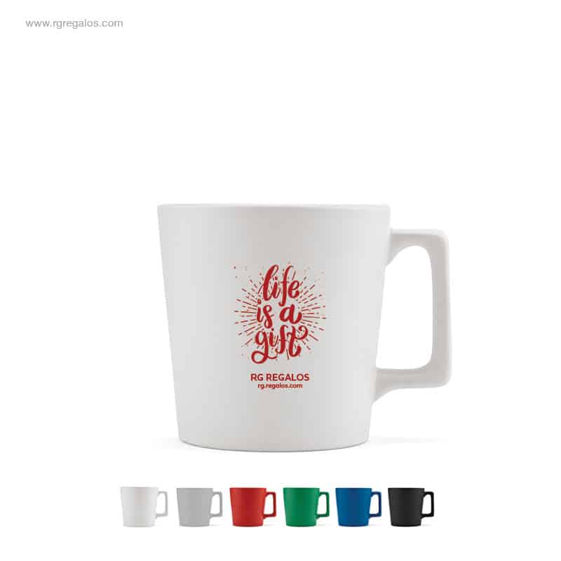 Taza cerámica mate alta calidad