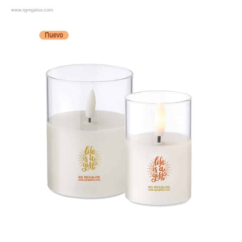 Vela LED para personalizar