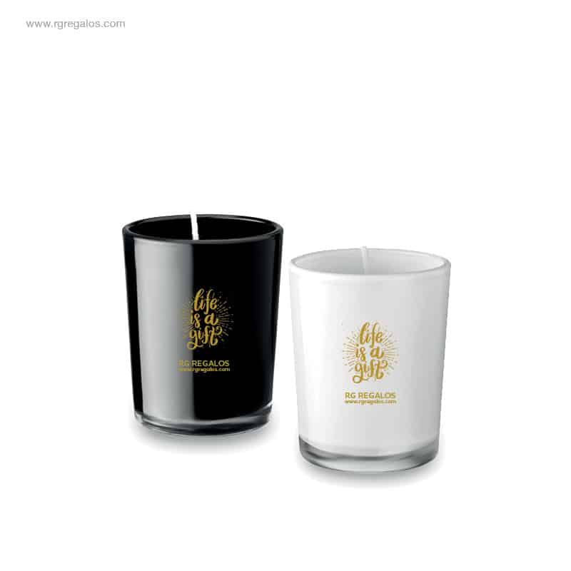 Vela aromática cristal para logo