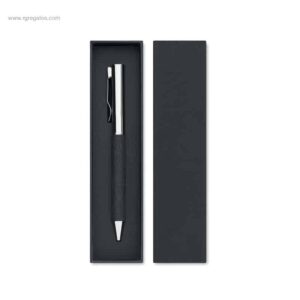 Bolígrafo metal en caja para logo