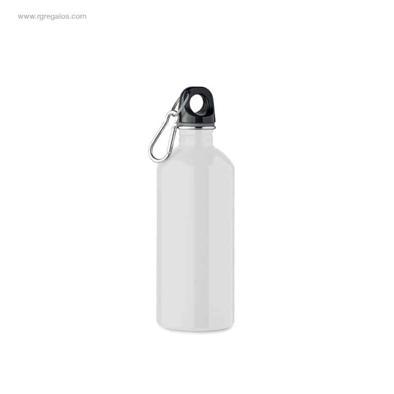 Bidón acero inox reciclado 500ml blanco