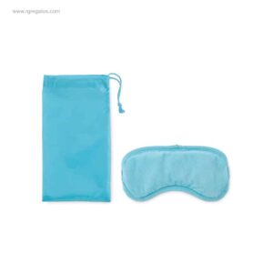 Antifaz gel personalizado turquesa