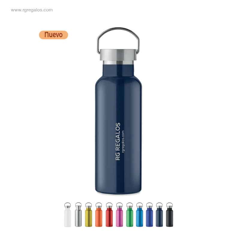 Botella acero inox reciclado doble pared personalizada