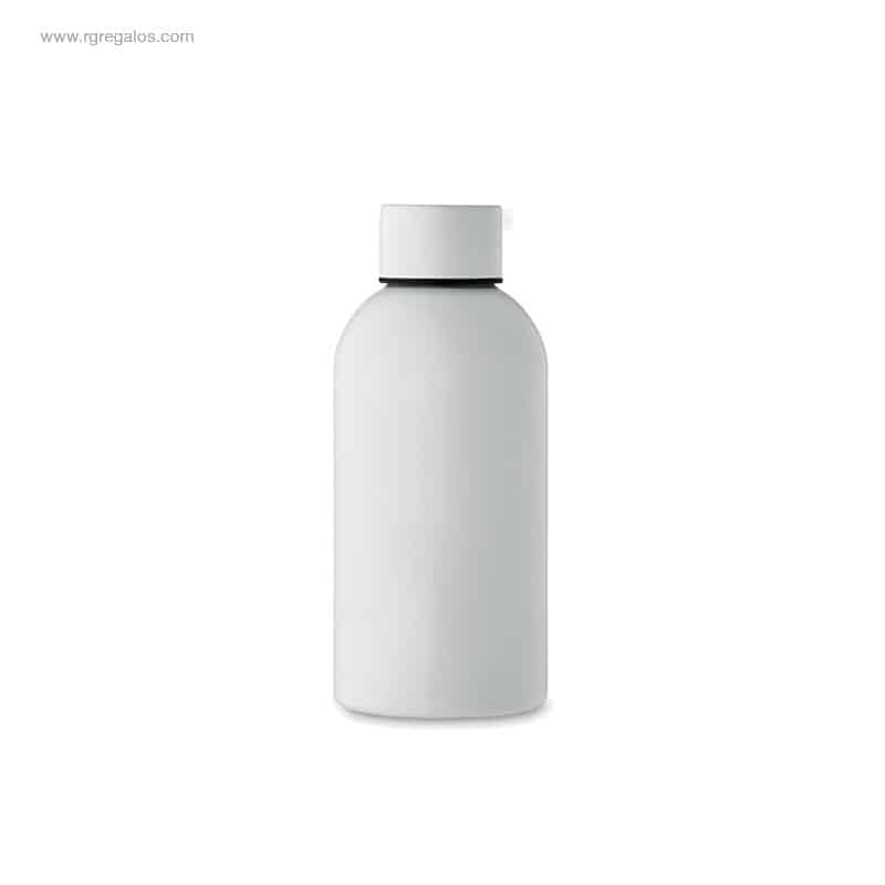 Botella acero inoxidable reciclado 500ml blanca personalizada