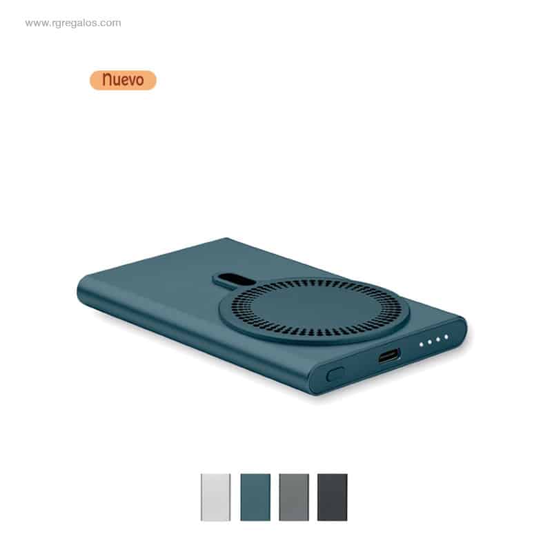 Cargador inalámbrico magnético aluminio reciclado