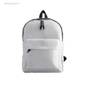 Mochila escolar personalizada blanca