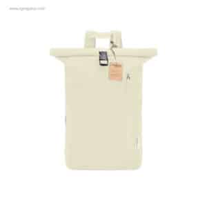 Mochila personalizada roll top algodón reciclado natural