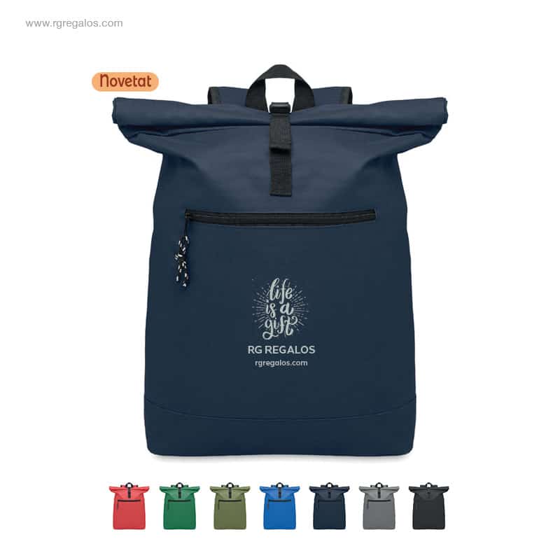 Motxilla personalitzada tancament roll top