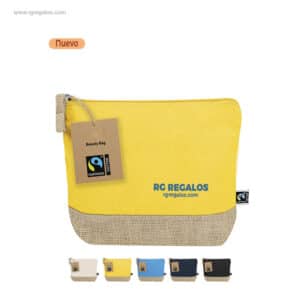 Necesser combinat cotó i jute