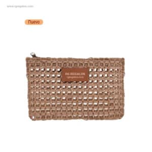 Neceser personalizado papel rafia