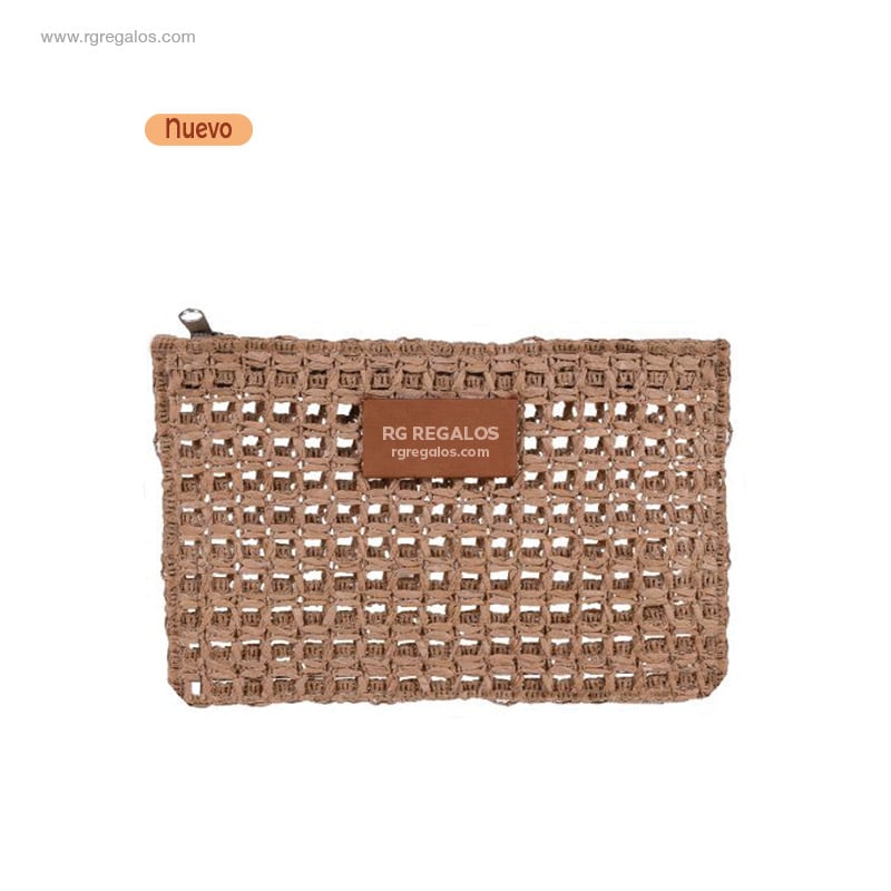 Neceser personalizado papel rafia