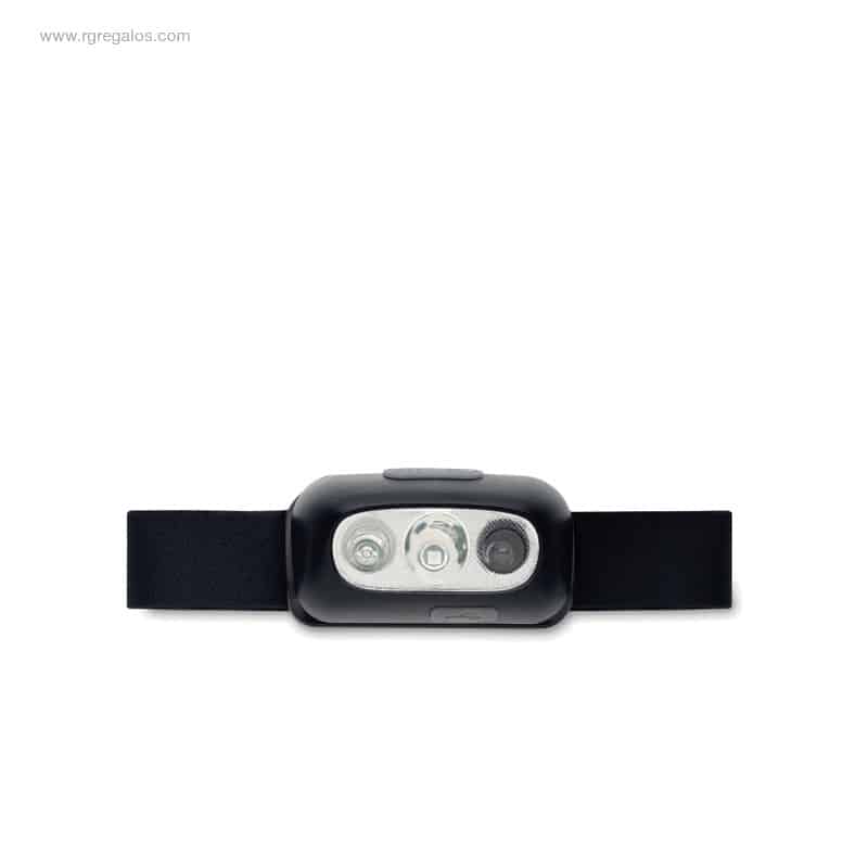 Linterna frontal recargable personalizada 1 LED